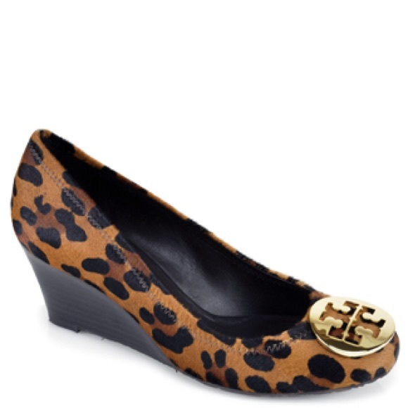 Tory Burch | Shoes | Tory Burch Reva Sophie Leopard Wedge Heel | Poshmark